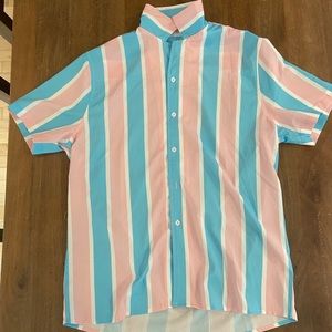 Pink lightweight polo shirt